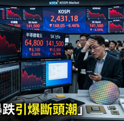 韓股暴跌引爆120萬帳戶追繳潮　台積電重挫7.29% 半導體股面臨槓桿風險考驗