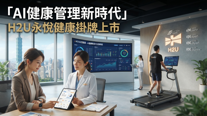 H2U永悅健康AI健康管理平台正式掛牌上市　臺灣數位健康生態系加速成形