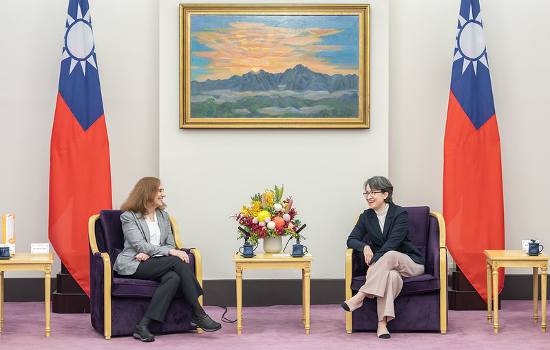 蕭美琴副總統接見德國馬歇爾基金會訪團　指出臺灣將以韌性為核心推動臺美歐民主夥伴深化合作