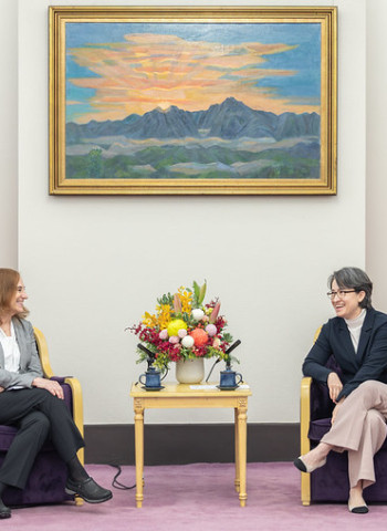 蕭美琴副總統接見德國馬歇爾基金會訪團　指出臺灣將以韌性為核心推動臺美歐民主夥伴深化合作