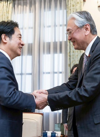 賴清德總統會晤日華懇會長古屋圭司　推動深化臺日合作　強化關鍵產業合作與區域經濟安全、產業韌性