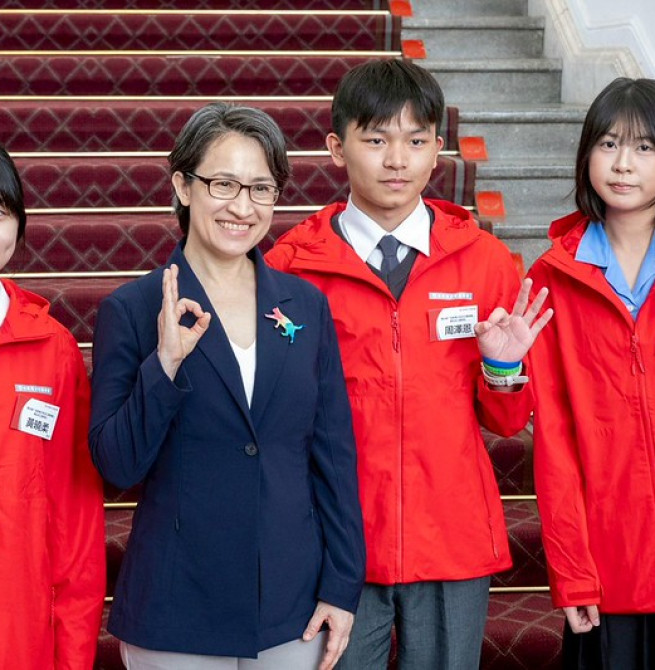 蕭美琴副總統親自表揚第26屆台新青少年志工獎得主　展現新世代創意與行動力，成為臺灣良善力量典範